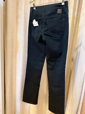 Jag Jeans Women's Black Straight-Leg Denim 16